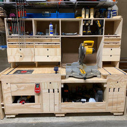 Miter Station - Garage And Tool Storage