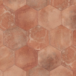 Affinity Tile Americana - 14" x 16" Hexagon Floor and Wall Tile - Textured Porcelain Visual - Sold by Carton (10.89 SF/Carton) - Tile
