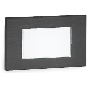 LED Low Voltage Diffused Step and Wall-Light 3000K, Black