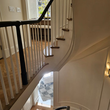 Project #131 | Three-Story Elliptical Staircase in Historic Home