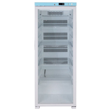 12.7 cu.ft Commercial Refrigerator in White with GlassDoor and Temperature Alarm