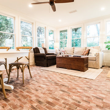 Bright Classic Kitchen & Sunroom