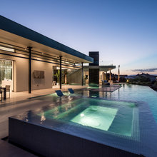 Tappan modern pool area