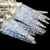 Icicle Pole String Lights, White Cable, 25 LED, 25'