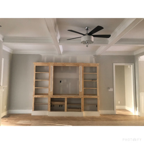 Built In And Coffered Ceiling