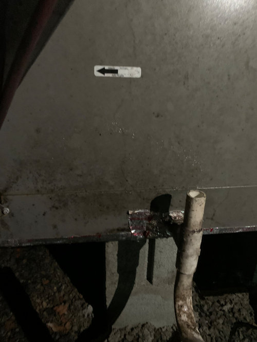 sweating air handler