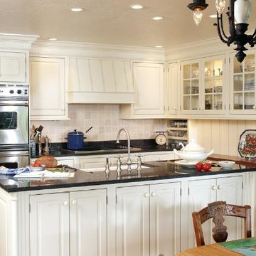 Plain & Fancy Cabinetry: Arctic Distressed White
