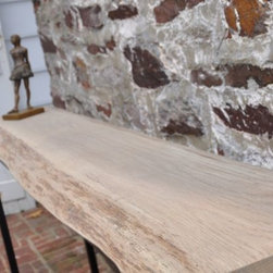 Distressed White Oak Console table - Console Tables
