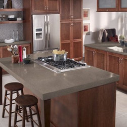 Corian&reg; Pebble countertops. - Kitchen Countertops