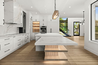 Kitchen - contemporary kitchen idea in Calgary