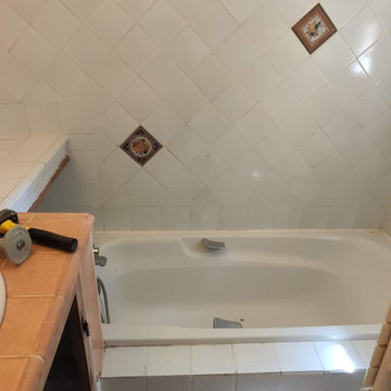 Etat des lieux de la salle de bain existante