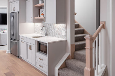 Inspiration for a country basement remodel in Minneapolis