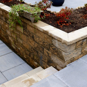 AFTER - Wall & pavers detail