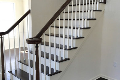 Example of a trendy staircase design in Other