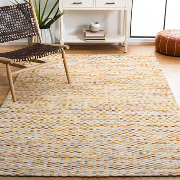 Safavieh Marbella Collection MRB904D Rug, Yellow/Ivory, 8' X 10'