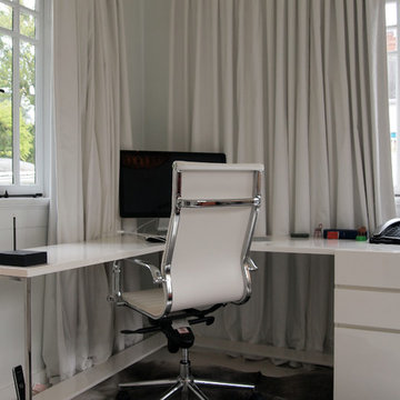 My Houzz: Gold Flourishes Accent a White Bungalow in New Orleans