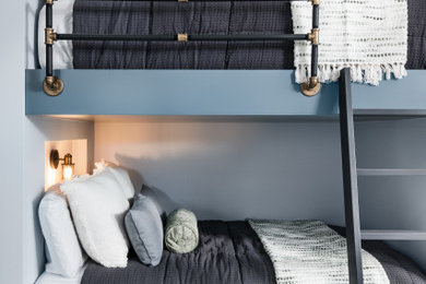 Example of a transitional kids' room design in Charlotte