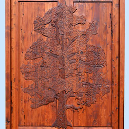 Hand Carved Entry Door -3233HCD - Front Doors