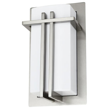 Sunlite Crossbar Indoor Wall Sconce, Stainless Steel Finish