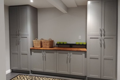 Example of a laundry room design in Other