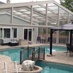 Pool Enclosure over pool - Products