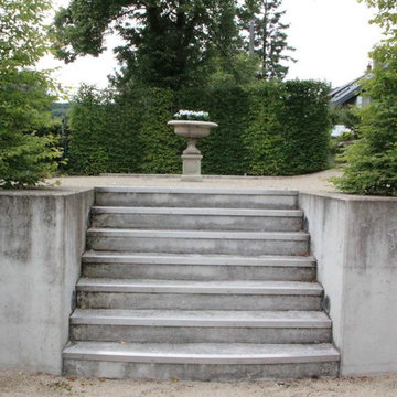 Gartenplanung und Ausführung im LeManoir in Felsberg