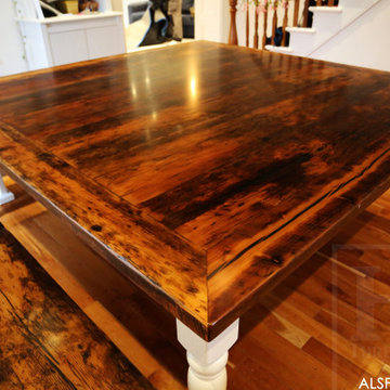 Reclaimed Wood Harvest Tables