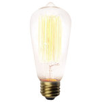 Urbanest - Dimmable Squirrel Cage 40 Watt Edison Bulb, E26 Base, Set of 6 - With clear glass and prominent filmaments, Edison light bulbs are a simple and effective way to make a statement in lighting.