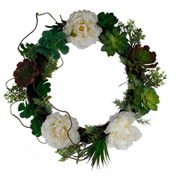 Contemporary Wreaths And Garlands by Flora Bunda, Inc.