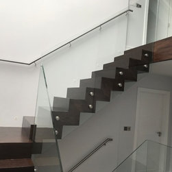 solid oak stairs - Hardwood Flooring