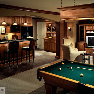 KraftMaid: Cherry Cabinetry in Ginger with Sable Glaze