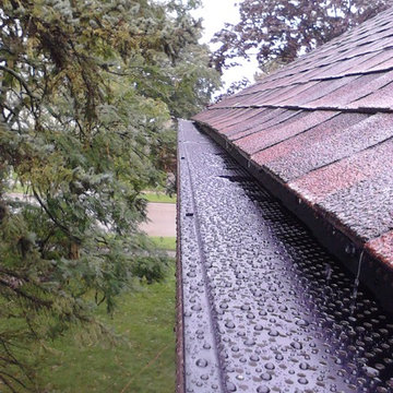 A1 Gutter Pro standard leaf guard installation in Riverview MI