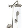 Oasis Brass Shower System in  Brushed-Nickel