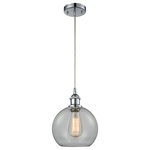Innovations Lighting - Athens 1-Light LED Mini Pendant, Polished Chrome, Glass: Clear - A truly dynamic fixture, the Ballston fits seamlessly amidst most decor styles. Its sleek design and vast offering of finishes and shade options makes the Ballston an easy choice for all homes.