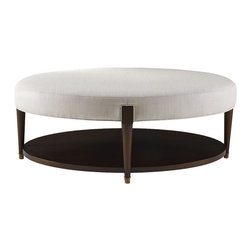 Ondine Oval Cocktail Bench | The Barbara Barry Collection | Baker Furniture - Footstools And Ottomans