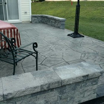 Scott stamped concrete patio
