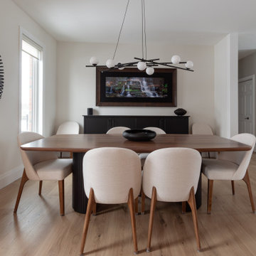 Dining Buffet, Wide | Subtle Light, Bold Black