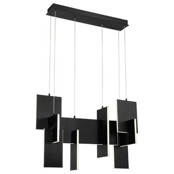 93W 1 LED Chandelier In Modern and Contemporary Style-23 Inches Tall and 14