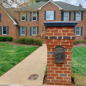 CUSTOM Brick Masonry Mailbox
