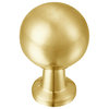 Utopia Alley Cabinet Knob, Polished Gold/Matt Black/Brushed Nickel/Brushed Brass
