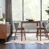 Hadley Counter Stool Dark Grey