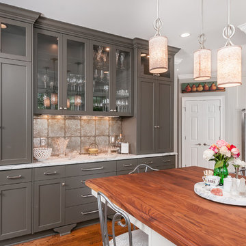 A New Bay Window addition makes a great functional kitchen with great views