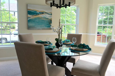 Dining room - contemporary dining room idea in Baltimore