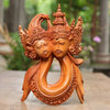 NOVICA Rama And Sita Harmony And Wood Sculpture