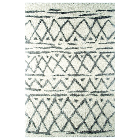 Carrara Area Rug, Ivory, 5'2"x7'2"