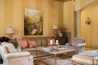 Living room - traditional living room idea in Little Rock