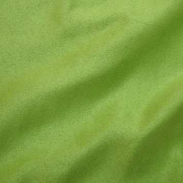 Lime Green Faux Suede Fabric By The Yard, Fake Suede Fabric,Upholstery Curtain