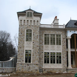 40%Brown 20%Split Field 20%Split Grey 10%Dark 10%Plum - Square & Strips - Siding And Stone Veneer