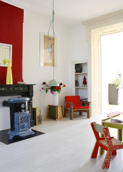 Eclectic Family & Games Room by Holly Marder