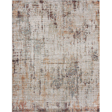 Eloy Contemporary Abstract Multi-Color Rectangle Area Rug, 5'x7'